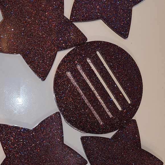 Set of 4 star coasters - Picture 5 of 5